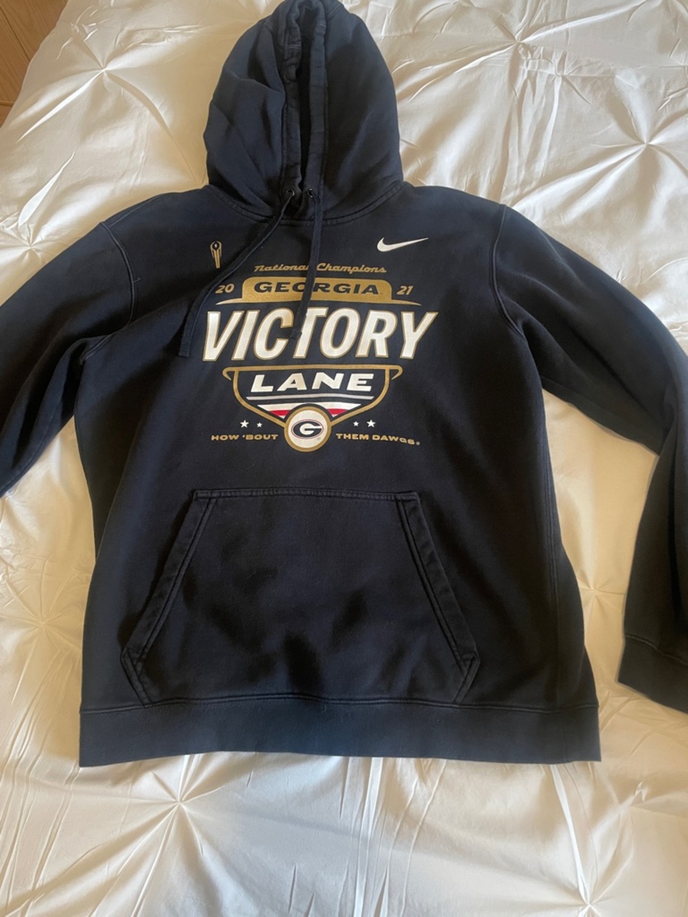 Nike 2021 Georgia Victory Lane championship hoodie
